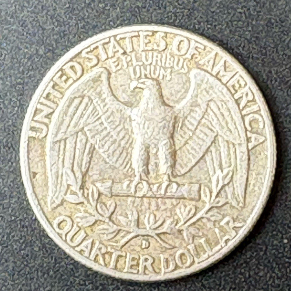 1960 D Quarter Coin - Picture 2 of 2